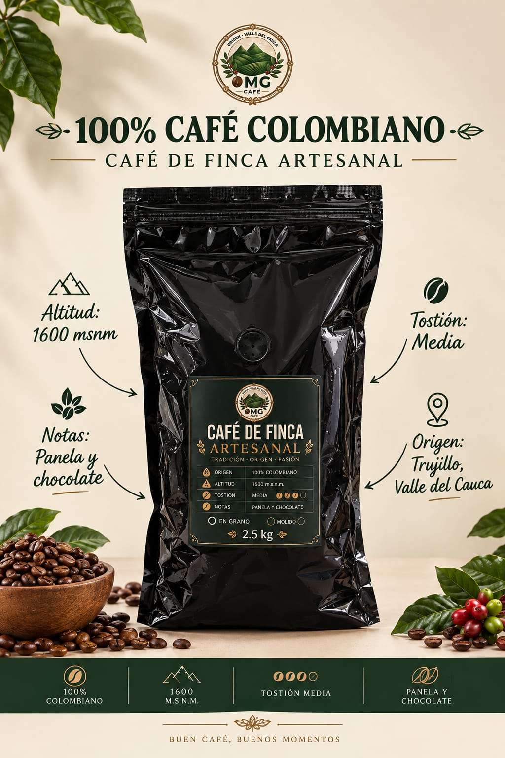 OMG Café • Linea Negocio • 2.5 Kg