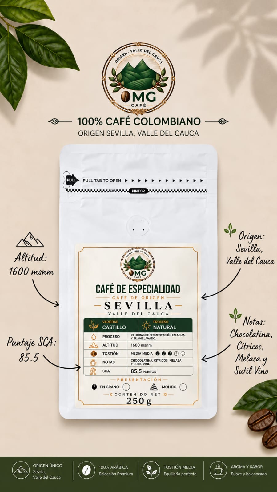 OMG Café • Lote Origen Sevilla 250g